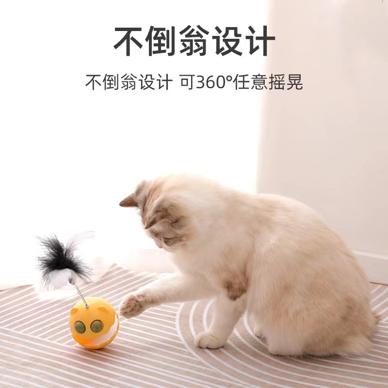 不倒翁逗猫玩具