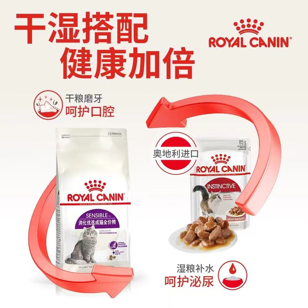 ROYAL CANIN皇家猫粮消化优选成猫粮2kg 7