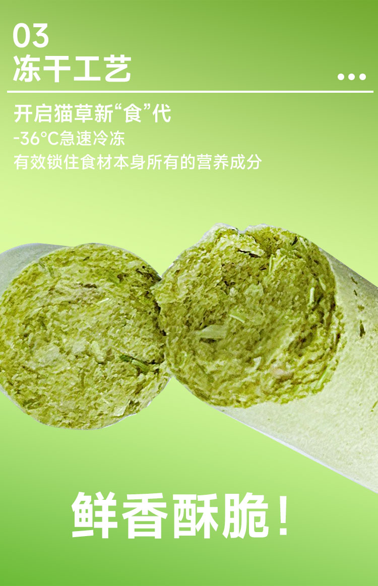【仙森元】猫咪零食猫草冻干小棒鸡肉冻干南瓜火龙果羊奶磨牙排毛美毛 6