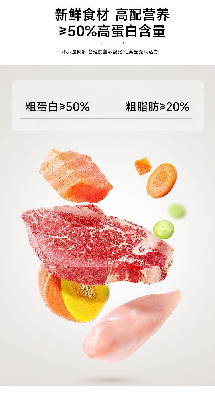 【仙森元】宠物零食鲜肉冻干磨牙猫狗解馋增肥去毛球鱼油鸡肉牛肉冻干15g 5