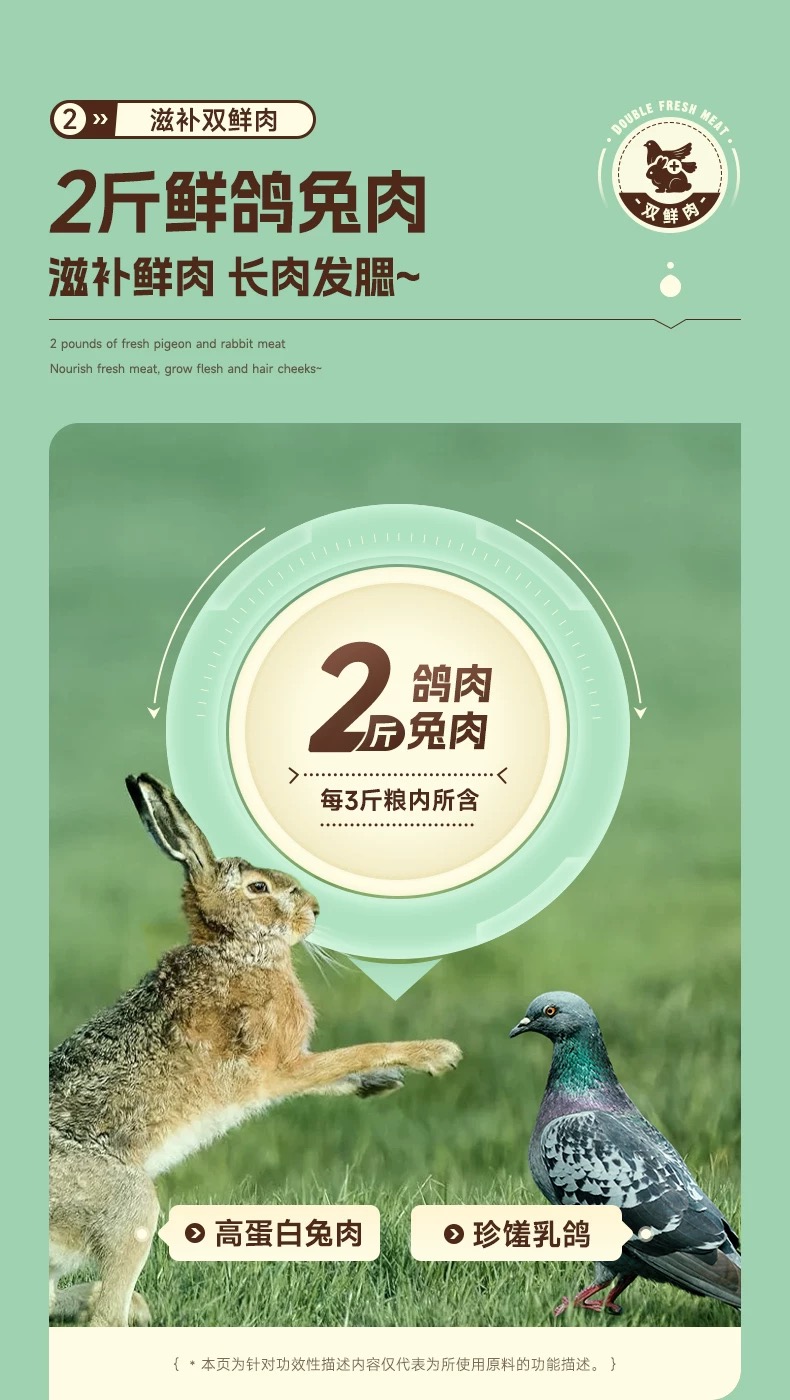 DMS大玛仕全价低温烘焙猫粮兔肉乳鸽营养成幼猫通用粮 7