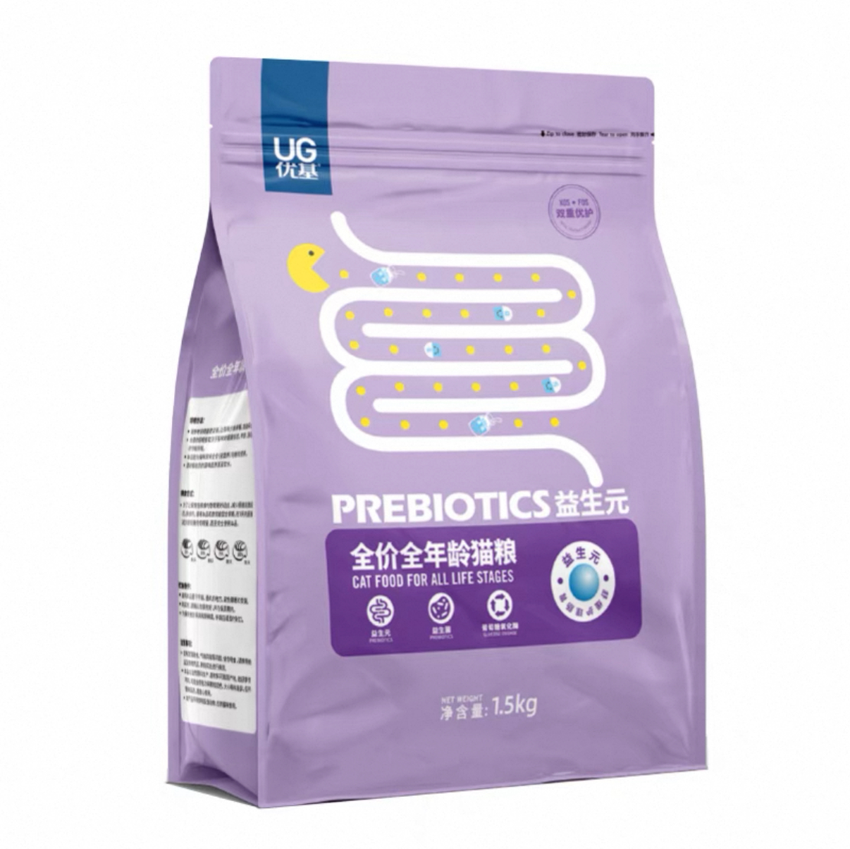 【UG】优基益生元猫粮全价猫粮成猫幼猫通用型宠物食品肠道健康1.5kg 2
