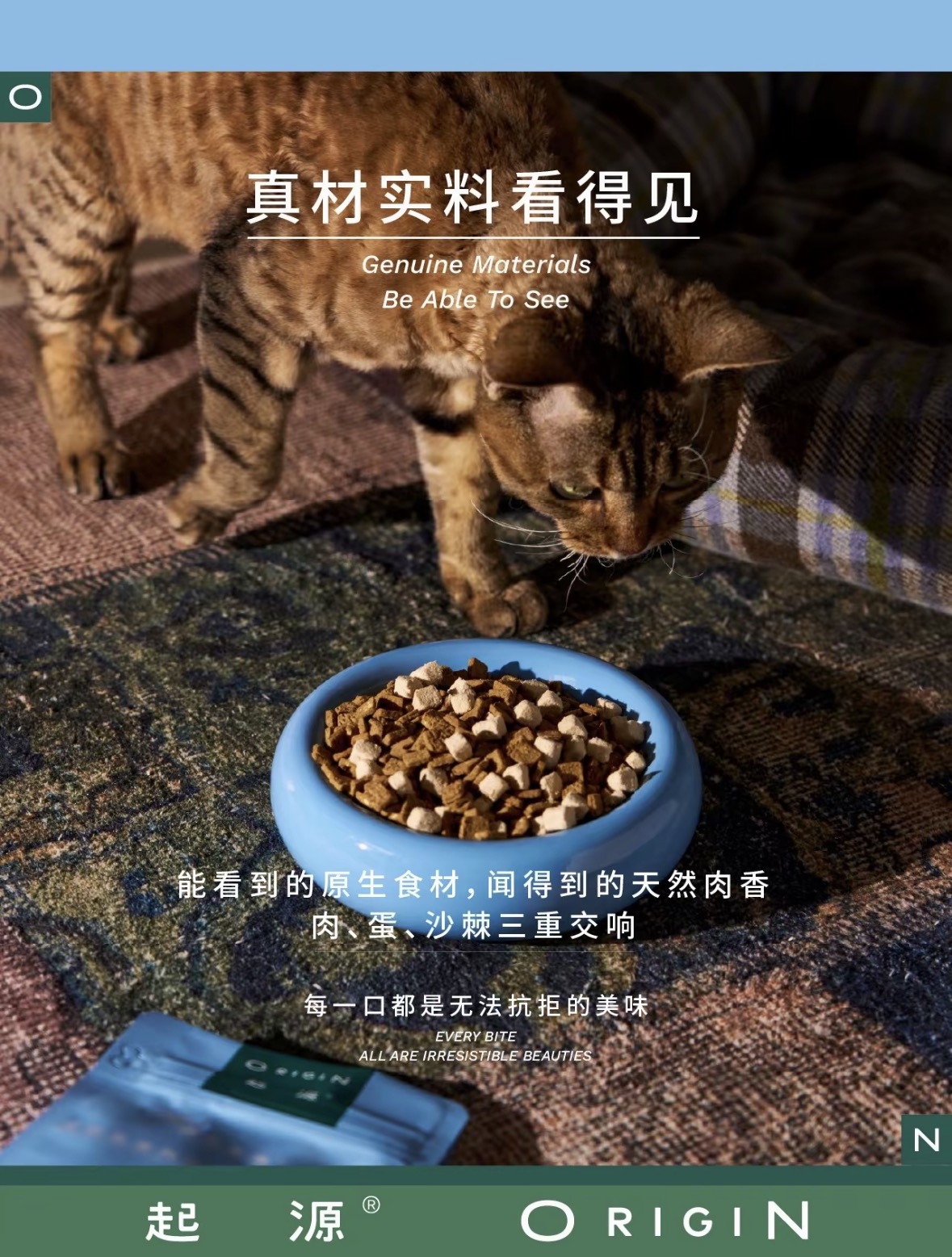 起源原生全食风干粮冻干双拼全价猫粮成猫幼猫鸡肉鸽肉1.3kg 11