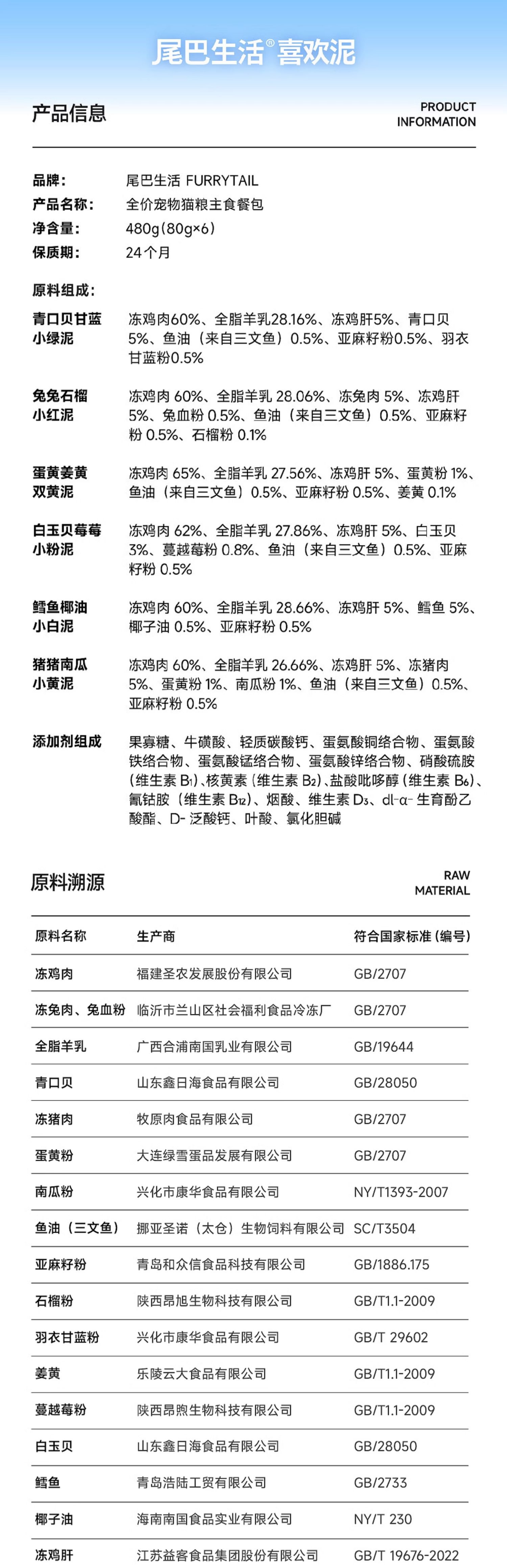 【尾巴生活】吸吸酱主食餐包猫主食罐成猫幼猫发腮增肥彩虹泥 9