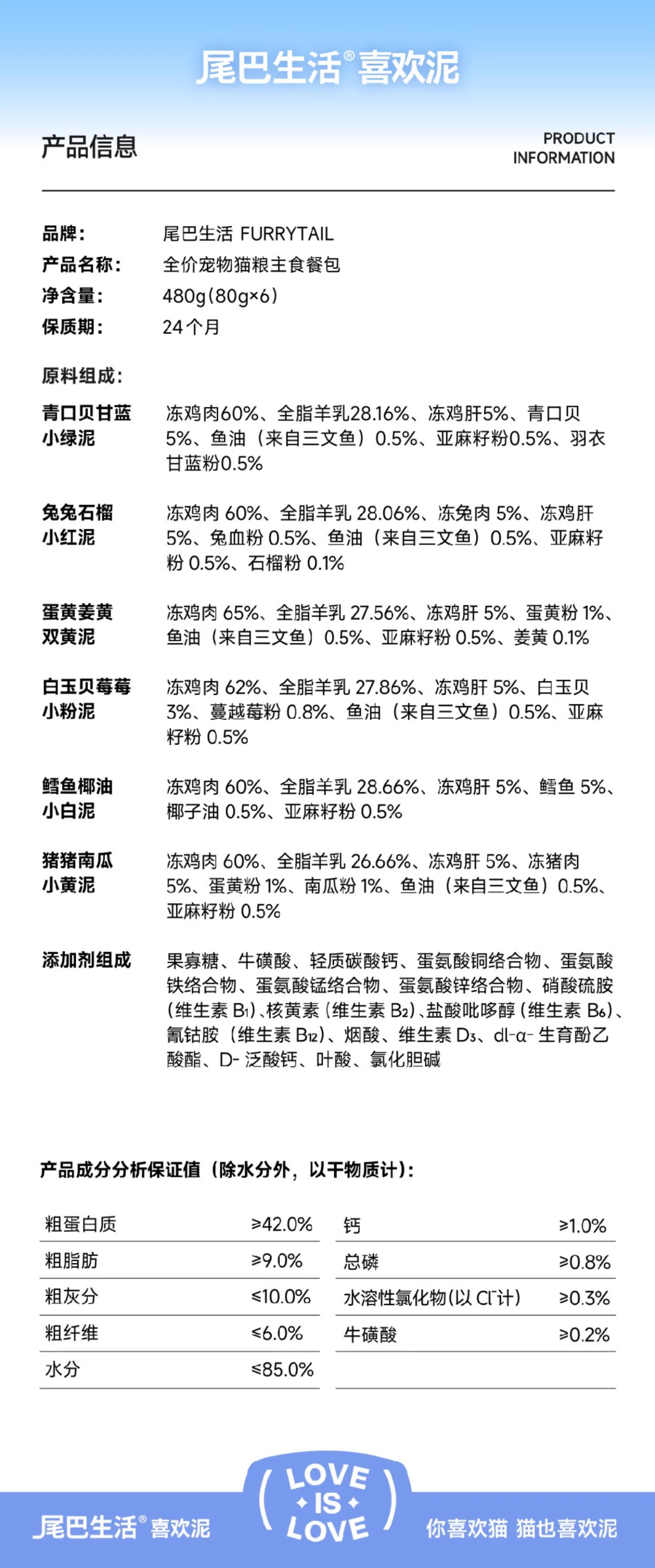 【尾巴生活】吸吸酱主食餐包猫主食罐成猫幼猫发腮增肥彩虹泥 8